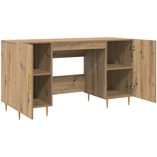  Stol hrast artisan Konstruirano drvo 140 x 50 x 75 cm Slike
