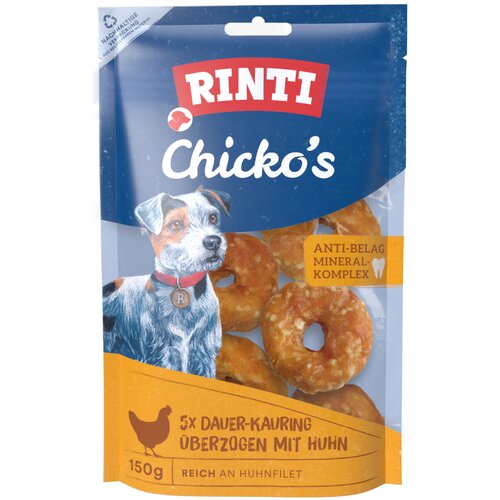 Rinti Chicko&amp;#039;s prstenovi za dugotrajno žvakanje s piletinom - 10 x 30 g Slike