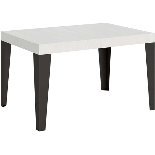 Itamoby &amp;nbsp; Flame (90x130/390 cm) - bela, barva nog: antracit - raztegljiva jedilna miza, (20843033) Slike