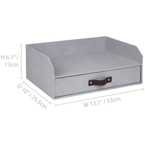 Bigso Box of Sweden Kartonski organizator dokumentov s predalom Walter &amp;ndash; Slike