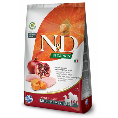 N&d prime chicken & pomegranate medium/maxi 2/5kg Cene