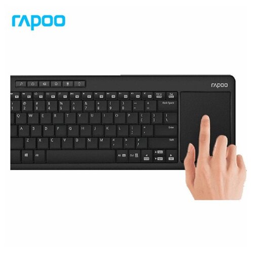 Rapoo PC/TV USB US K2600 Wireless Touch Black tastatura Slike