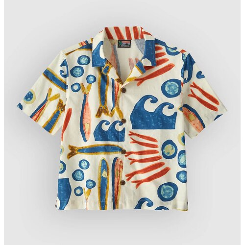 Patagonia Tidal Threads Kids Srajca sardines / natural Cene
