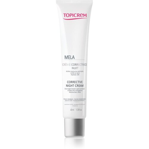 Topicrem Mela Corrective Night Cream nočna krema za obraz 40 ml za ženske Cene