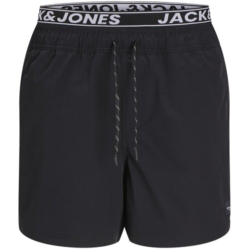 Jack &amp;amp; Jones Mu&amp;scaron;ki kupaći Swim Db Wb Akm Sn, Crni Slike