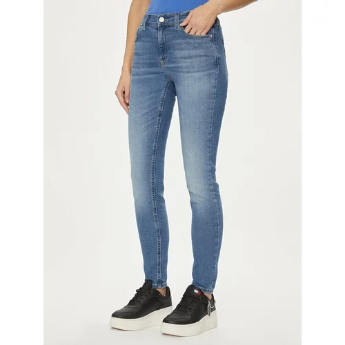 Tommy Jeans Jeans hlače Nora DW0DW17568 Modra Skinny Fit