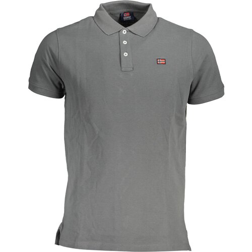 Norway 1963 MEN&amp;amp;#39;S SHORT SLEEVE POLO SHIRT GREY Slike