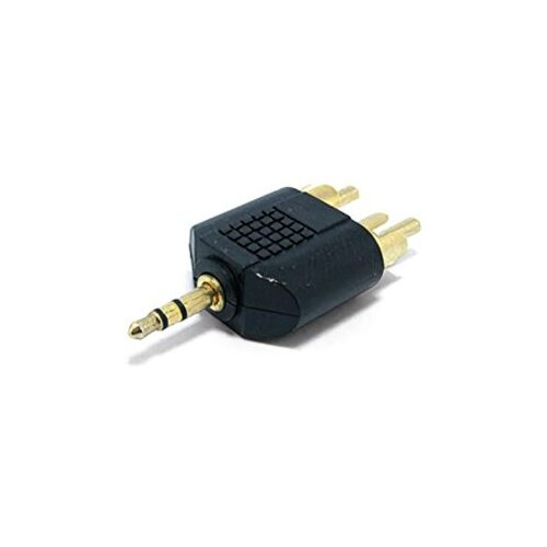 Audio adapter GEMBIRD A-458, 3.5 mm plug to 2 x RCA plug stereo adapter Slike