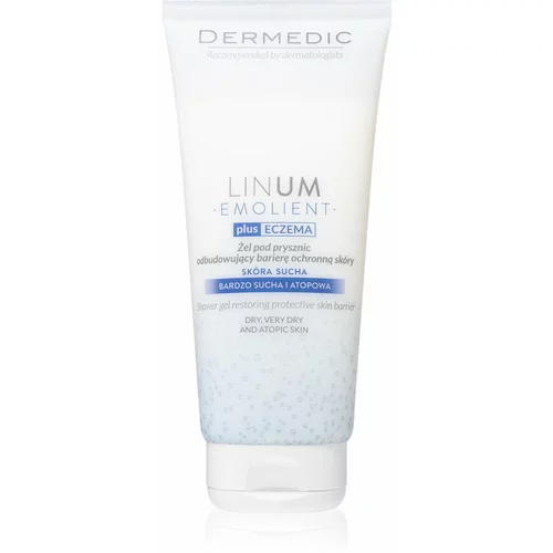 Dermedic Linum Emolient gel za prhanje ki obnavlja bariero kože 200 ml