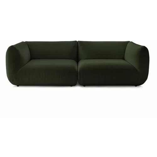 Bobochic Paris Zelena samt sofa 260 cm Lecomte -