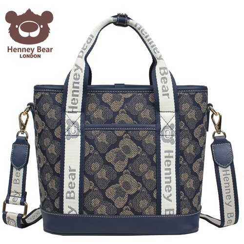 Janet henny bear damska ta&amp;scaron;na H-1140 shadow bear blue Slike