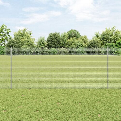 VidaXL Vrtna ograja Set 2 Pocinkano jeklo 10 x 1 m Vzdržljivo Slike