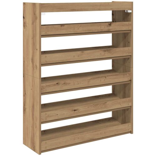  Stalak za cipele boja hrasta 80x25x100 cm konstruirano drvo Slike