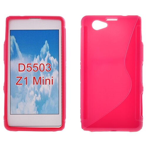  Silikonski ovitek SONY Xperia Z1 mini D550 pink Slike