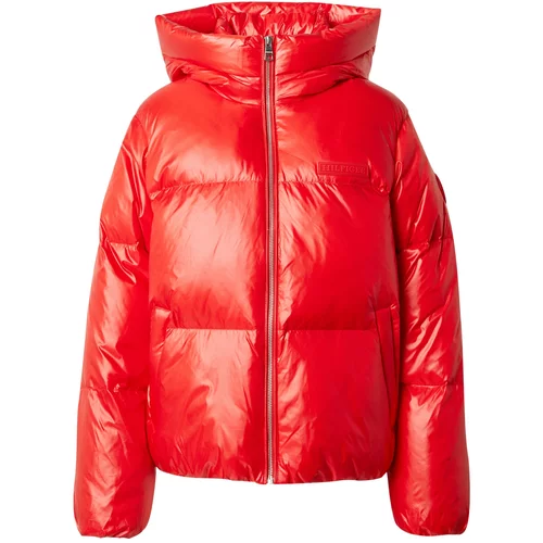 Tommy Hilfiger Zimska jakna 'New York' rdeča