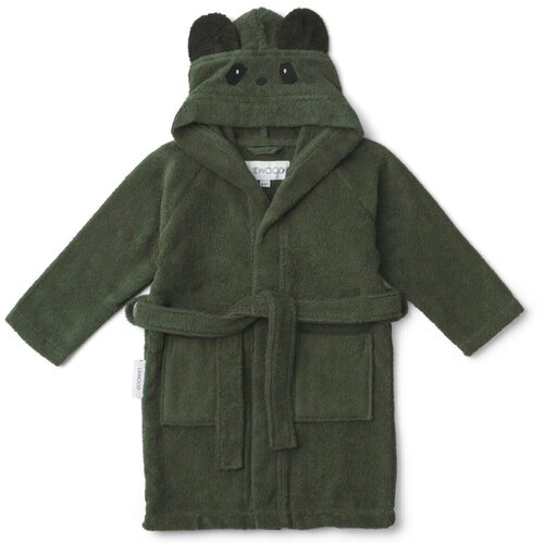 Liewood dječji ogrtač za kupanje lily panda hunter green Slike