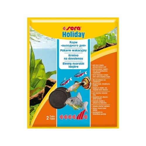 Sera Hrana za ribice Holiday tablete 2/1 Slike