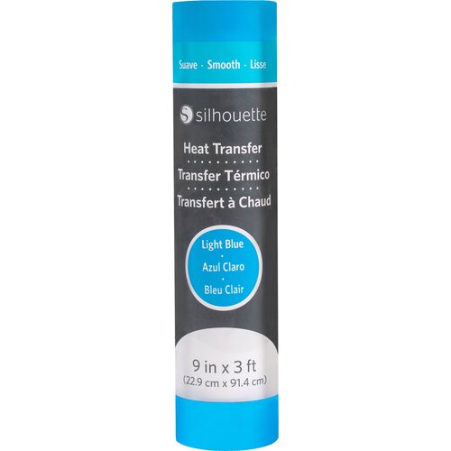 Silhouette Smooth Heat Transfer - 22,9 cm x 0,9 m - Light Blue Slike