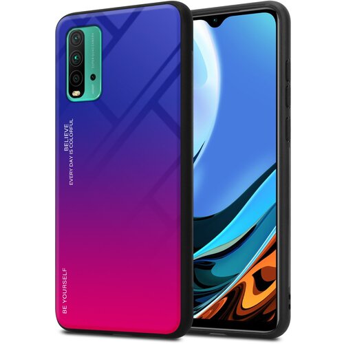  ohi&scaron;je, združljiv z xiaomi v vijolični - rdeči - dvobarvni za&scaron;čitni pokrov, narejen iz silikona tpu in hrbta iz kaljenega stekla, (20591240) Cene