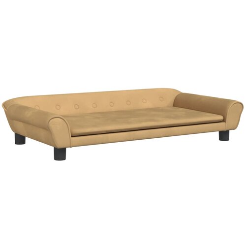 Maison Chic Otroški kavč - Otroški divan - Otroški sedež rjav 100x50x26 cm žamet, (21729702) Cene