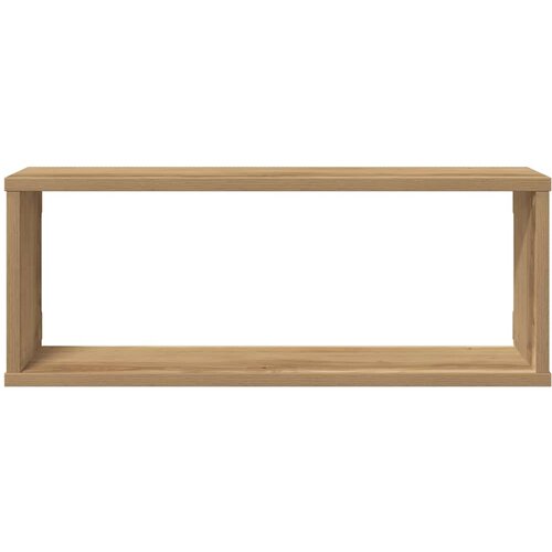  Zidne kockaste police 4 kom Artisan hrast 60x15x23 cm Slike