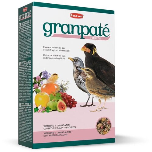 Padovan Gran Patee Fruits 1kg - Voćna hrana za insektojedne ptice sa medom | Cene