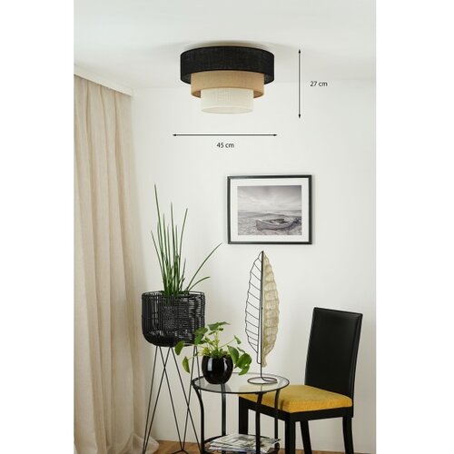 Brilagi svetlo aspen luneta 1xE27/15W/230V pr. 45 crna/bež/krem Slike