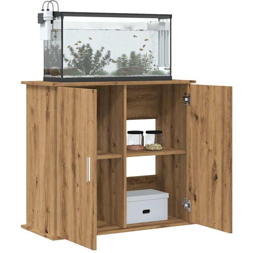 vidaXL Stojalo za akvarij artisan hrast 81x36x73 cm inženirski les Cene