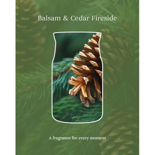 Yankee Candle Balsam &amp;amp; Cedar Fireside mala mirisna svijeća bez staklene posude 37 g Slike