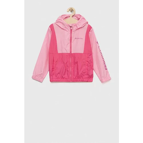 Columbia Dječja jakna Lily Basin Jacket boja: ružičasta