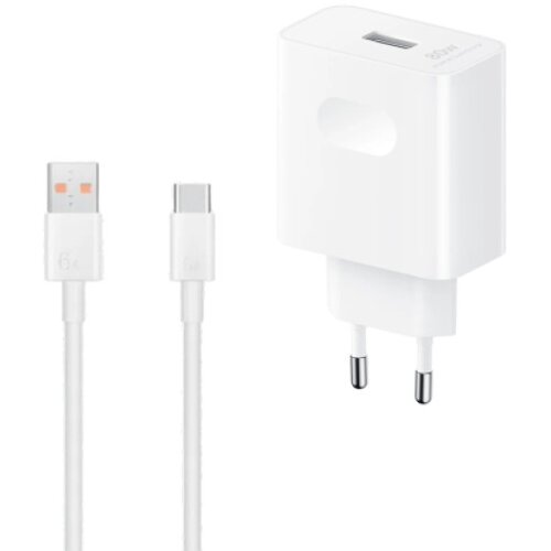 Honor Original kućni punjač super charge 80W Beli + kabl Type A na Type C Slike