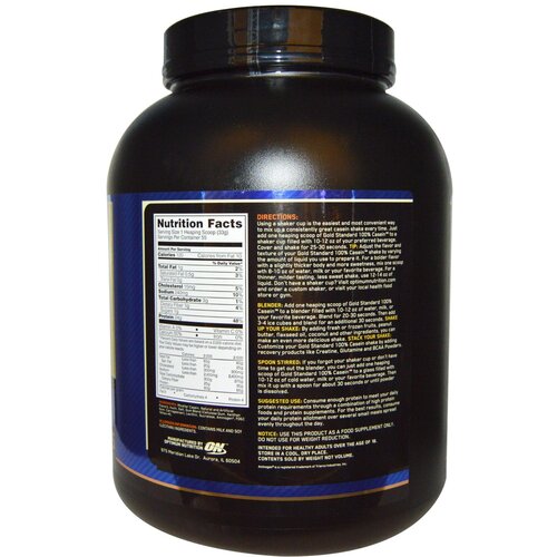 Optimum Nutrition 100% casein 1810 g kremasta vanila Slike
