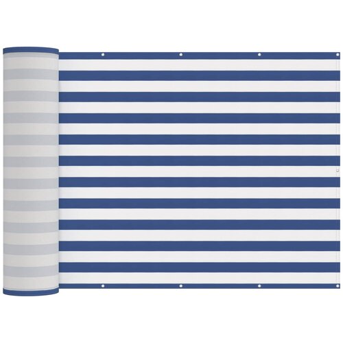  Zaslon za privatnost na balkonu 180 x 1000 cm Polyester Plava Slike