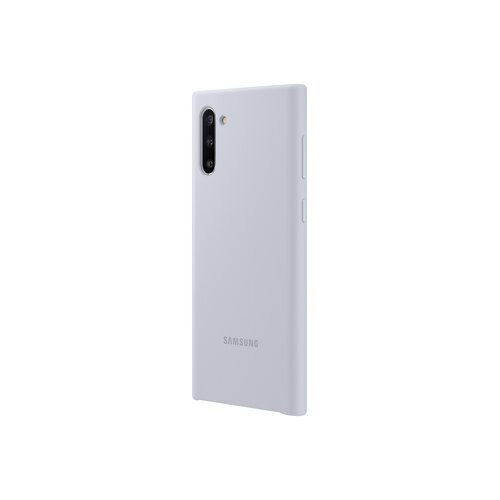 Samsung original silikonski ovitek EF-PN970TSE za Galaxy Note 10 N970 - srebrn Slike