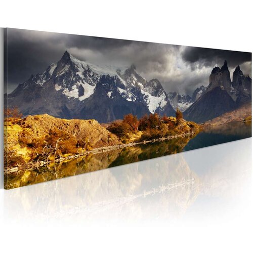  Slika - Mountain landscape before a storm 120x40 Cene