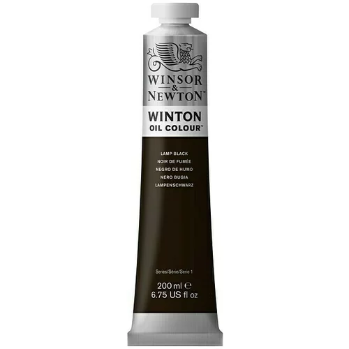 WINSOR & NEWTON Winton Uljana boja (Svjetiljka crno, 200 ml, Tuba)