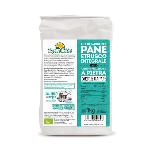 Sapore di Sole bio mešanica moke za etruščanski kruh Cene