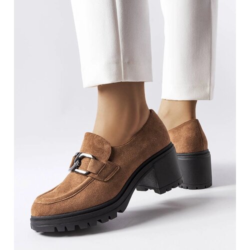 Gemre Brown pumps with leather insole Vinceza Cene