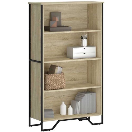 vidaXL Regal za knjige boja hrasta 80x31x137,5 cm konstruirano drvo Cene