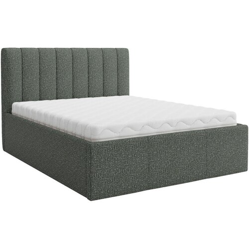 Boxxx OBLAZINJENA POSTELJA 160 cm x 200 cm , tekstil temno zelena Slike
