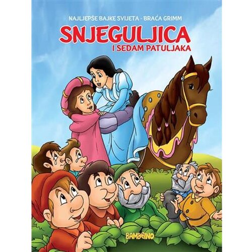 Bambbino Srednja slikovnica - Snjeguljica i 7 Patuljaka, bajka braće Grimm Slike