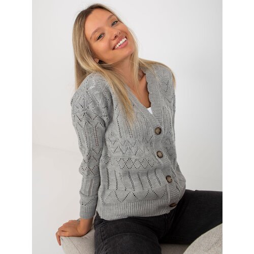 RUE PARIS Sweater-LC-SW-8022.04P-grey Cene