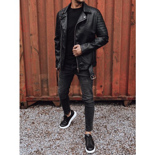 DStreet Men's leather jacket black Cijene