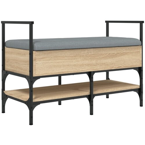 Maison Chic Klop za čevlje - Sedež za čevlje sonoma hrast 85,5x42x57,5 cm inženirski les, (21776294) Slike