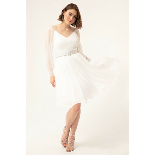 Lafaba Evening & Prom Dress - White - A-line Slike