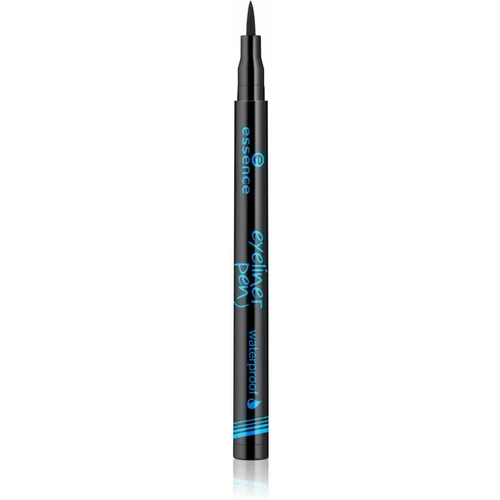 Essence Eyeliner Pen Waterproof vodoodporno črtalo za oči 1 ml odtenek 01 Black