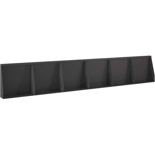  Zid za zadržavanje 6 kom. 40 x 12 x 30 cm Čelik Crna - Crna 40 x 12 x 30 cm 6 x ravni Cijene