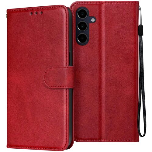 AVIZAR Ohi&scaron;je za Samsung Galaxy A16 Hand strap Clapet Wallet Support, Rdeča, (5000016600) Cene