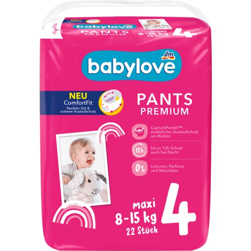 babylove Premium pelene gaćice, veličina 4 maxi (8-15kg) 22 kom Cene