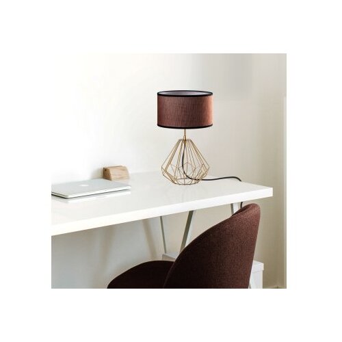 Opviq Stona lampa Diamond-S-713, 25x25x43 cm, IP20, Smeđe-zlatna boja Cene